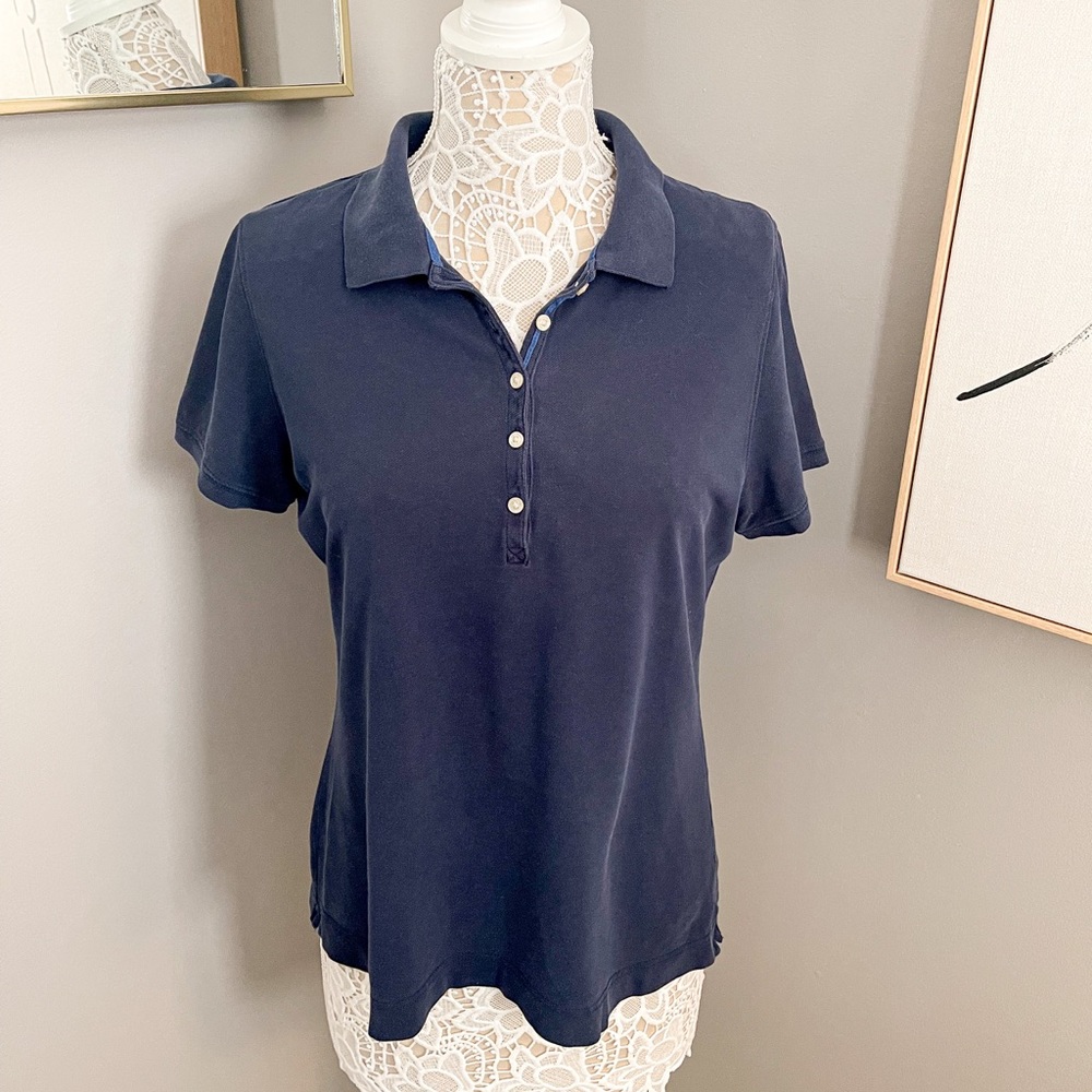 Navy Collared Polo Tee